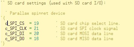 Configure Sd-Card Pins